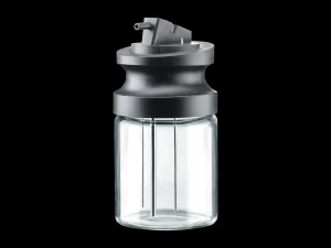 Milchbehälter aus Glas